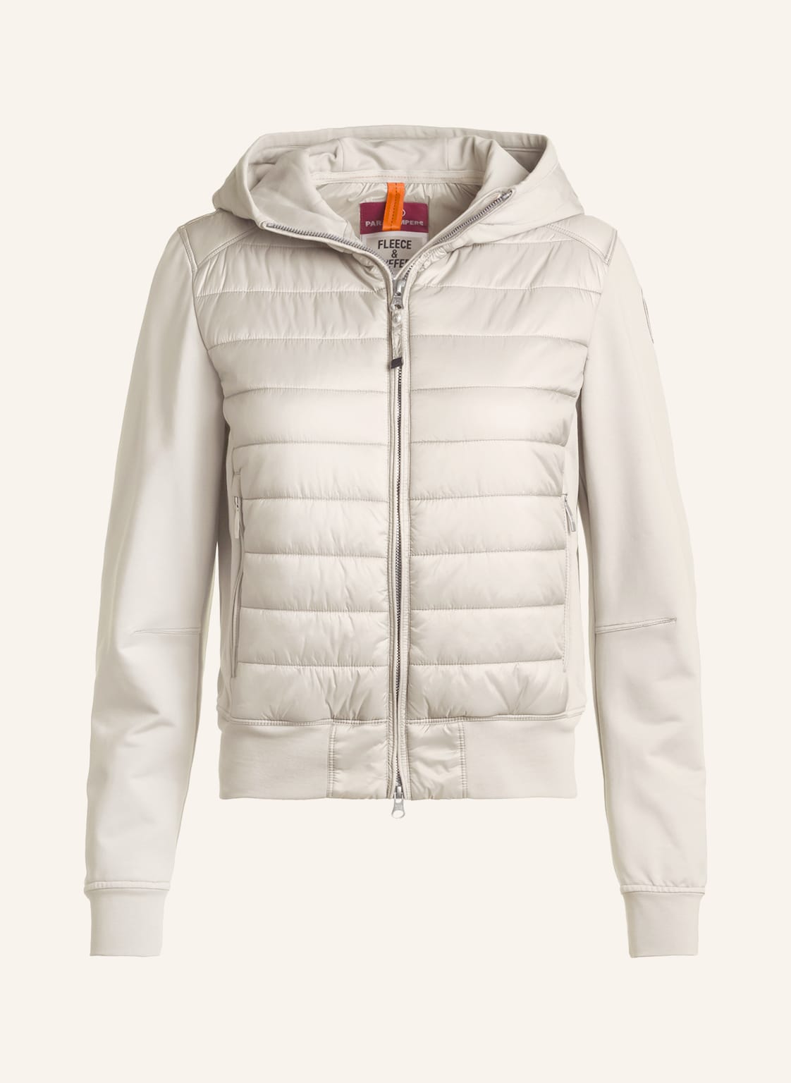 Image of Parajumpers Steppjacke Caelie Im Materialmix beige