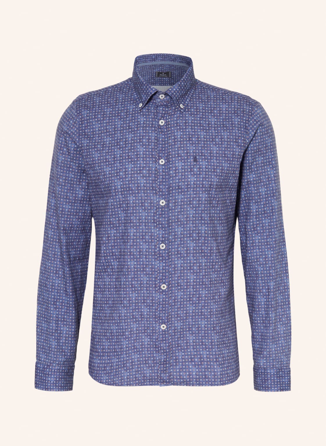 Image of Ragman Hemd Slim Fit blau