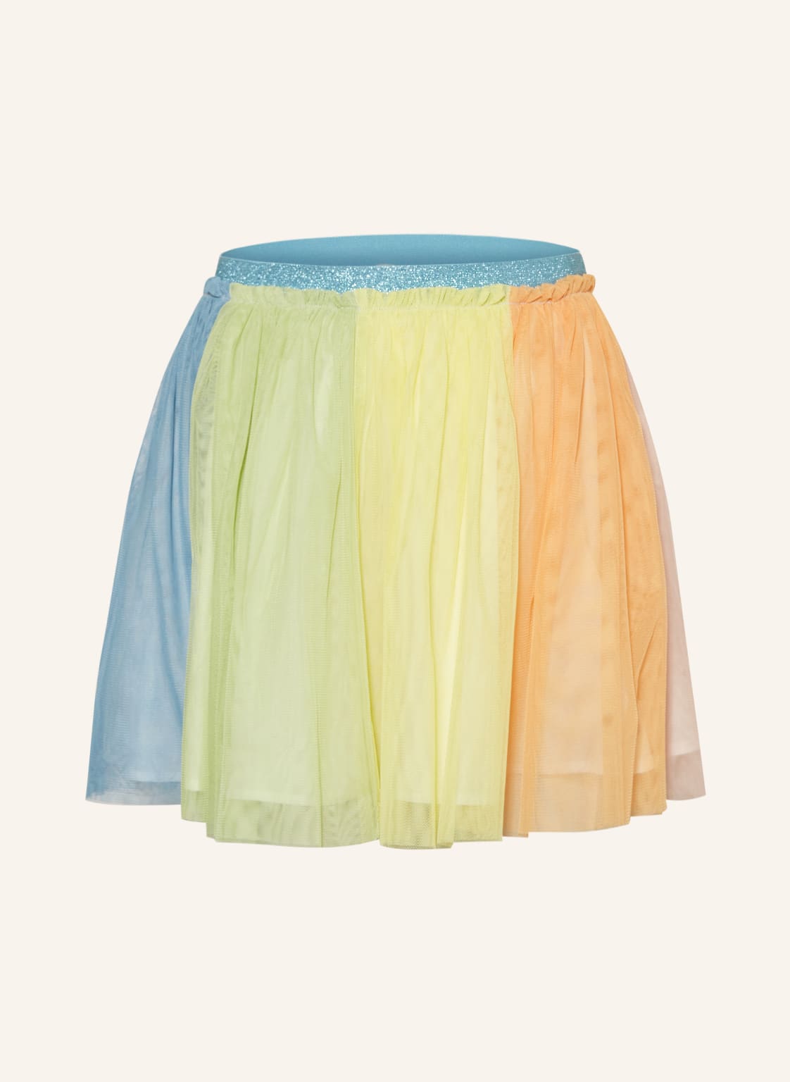 Image of Stella Mccartney Kids Tüllrock Mit Glitzergarn weiss