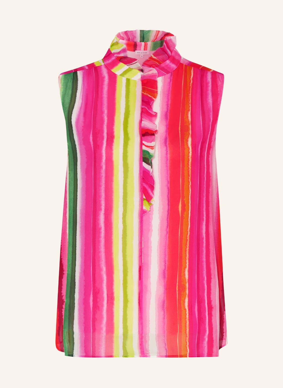 Image of Mrs & Hugs Blusentop Mit Rüschen pink