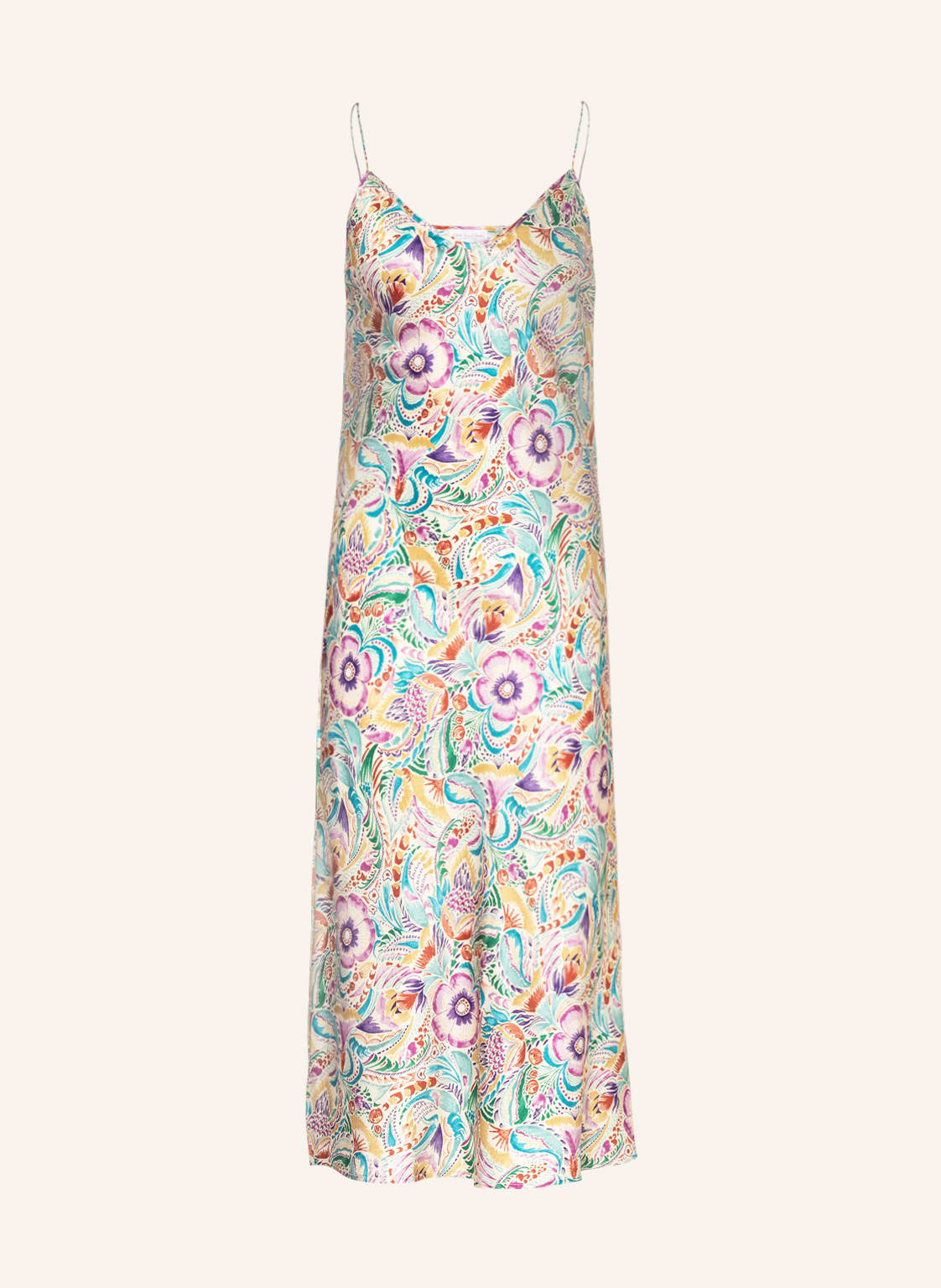 Image of Dea Kudibal Seidenkleid Adelaide blau