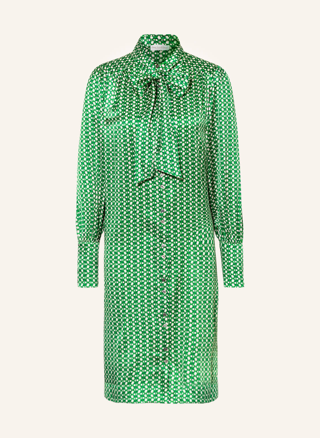 Image of Dea Kudibal Hemdblusenkleid Cadenia Aus Seide gruen