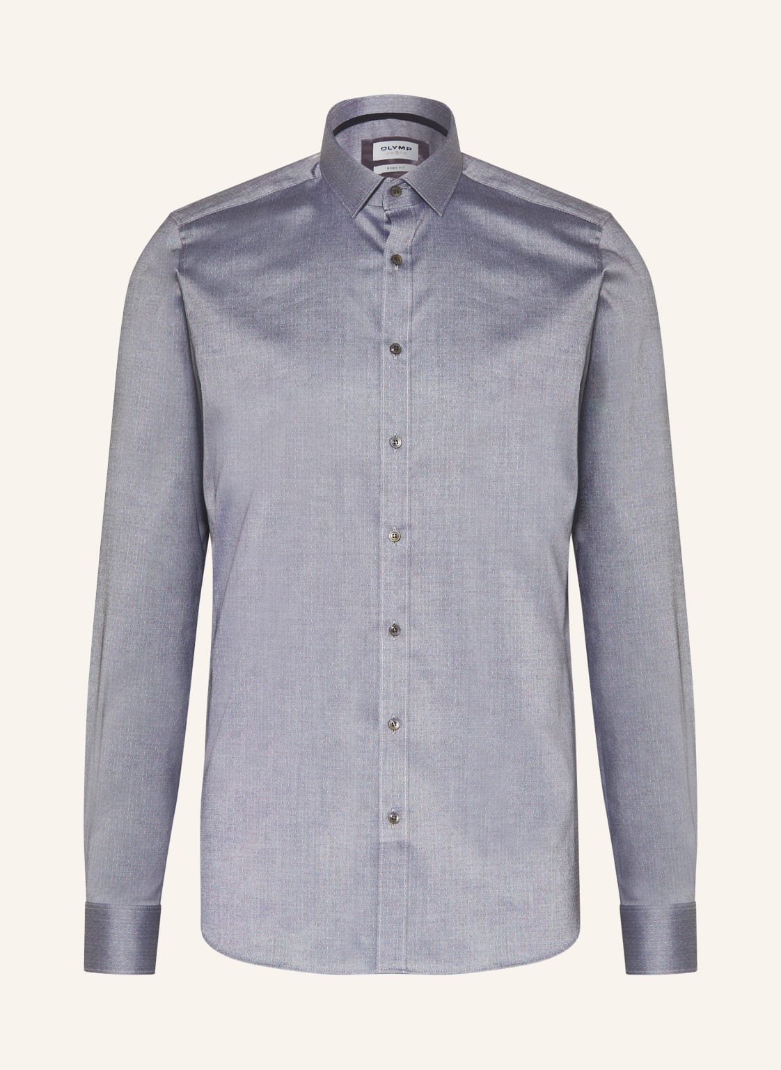 Image of Olymp Hemd Level Five Body Fit Mit Extra Langem Arm schwarz