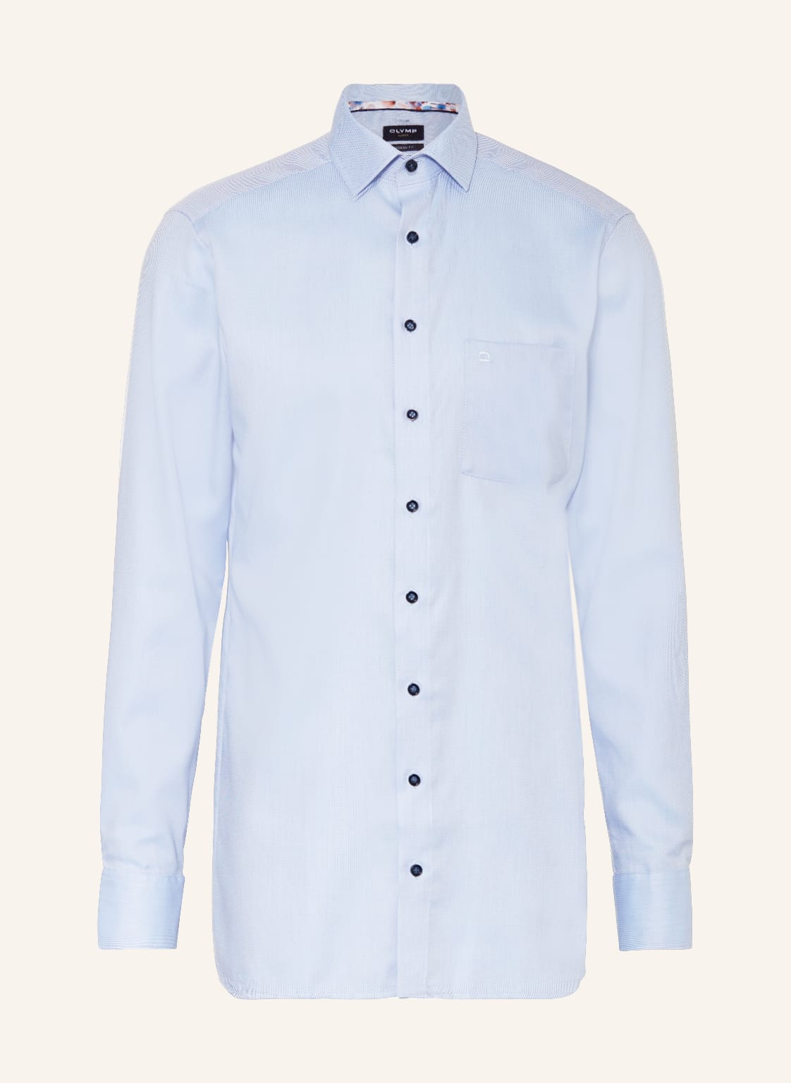 Image of Olymp Hemd Luxor Modern Fit Mit Extra Langem Arm blau