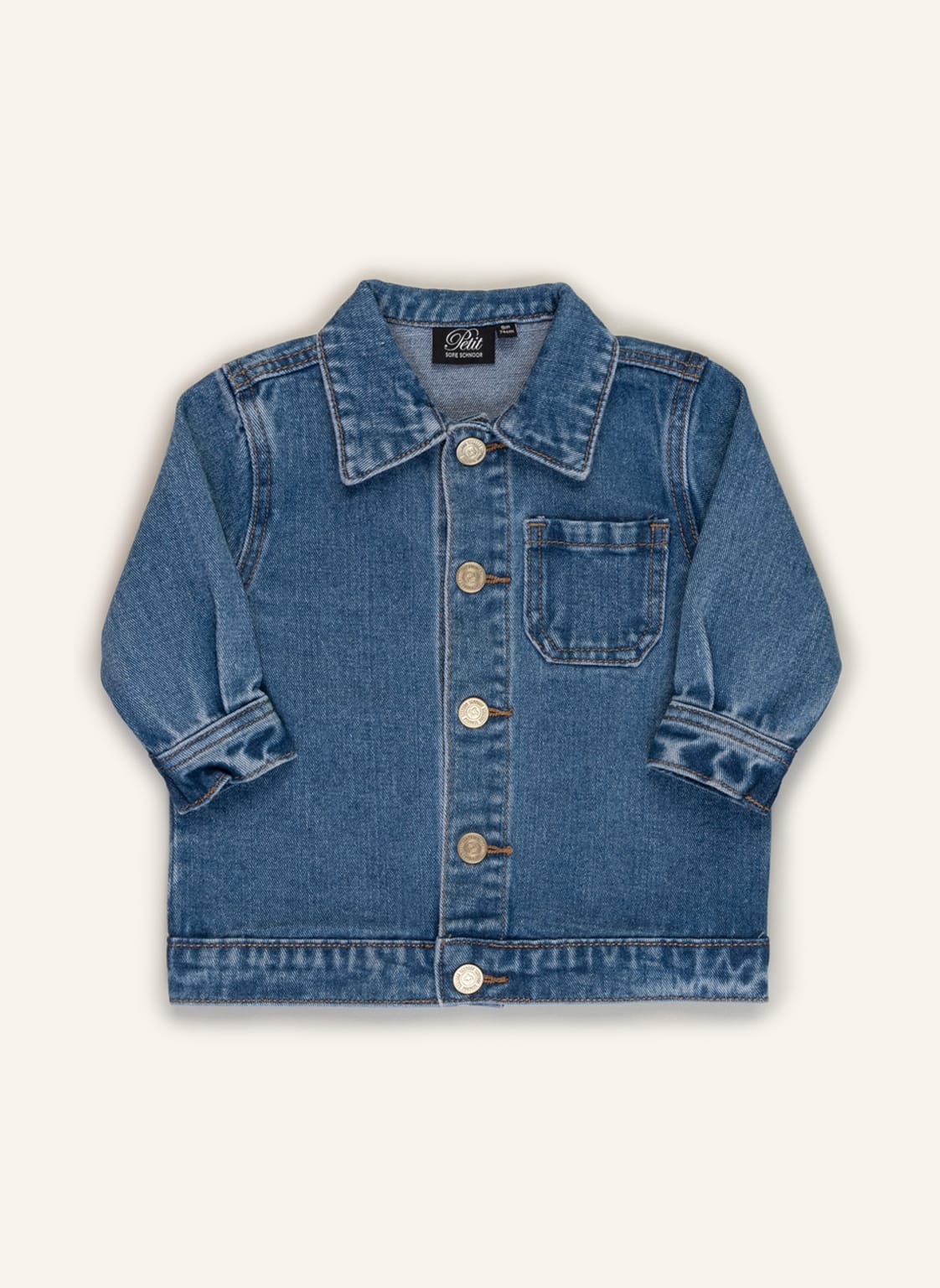 Image of Petit By Sofie Schnoor Jeansjacke weiss