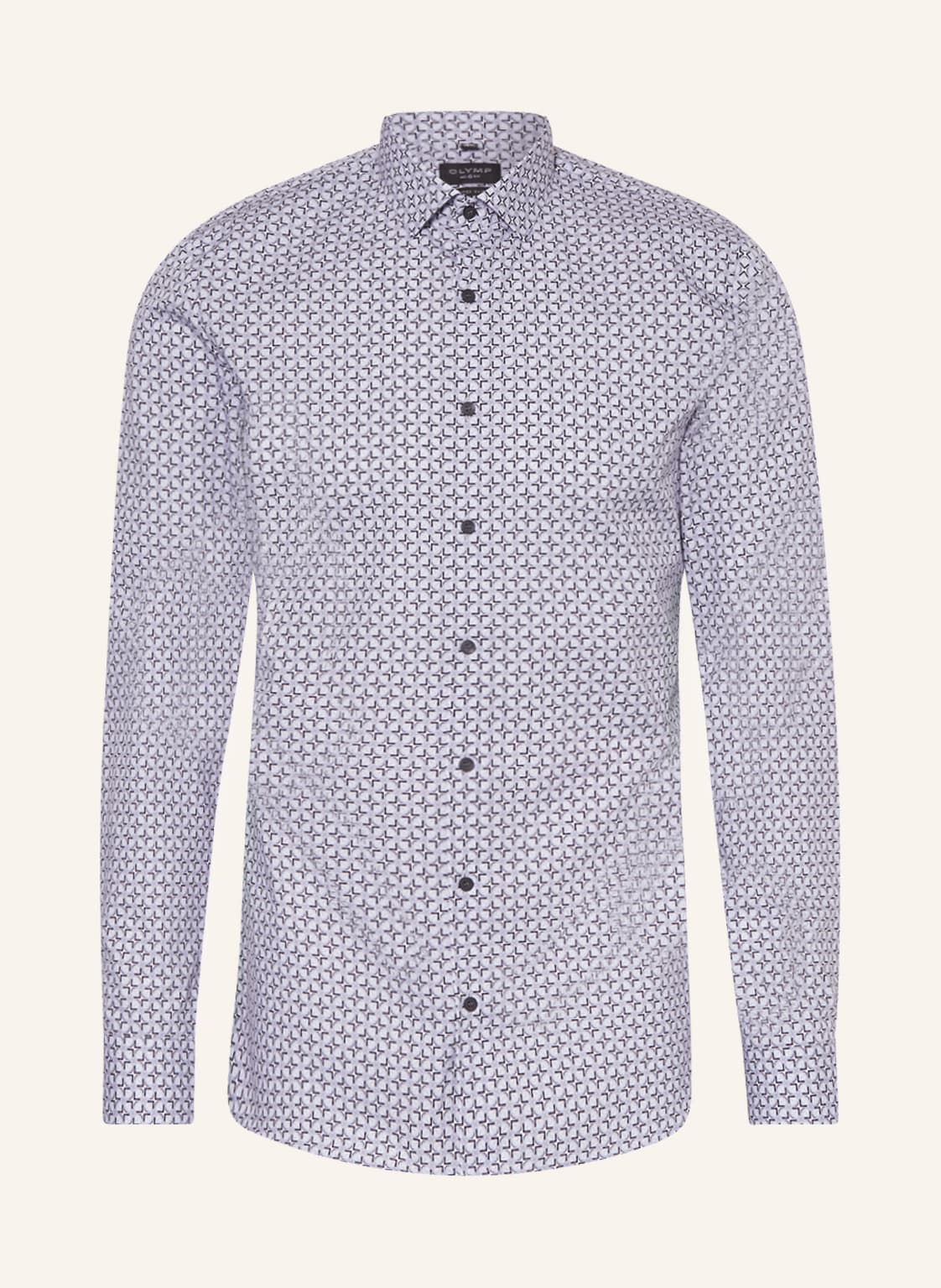 Image of Olymp Hemd No. Six Super Slim silber