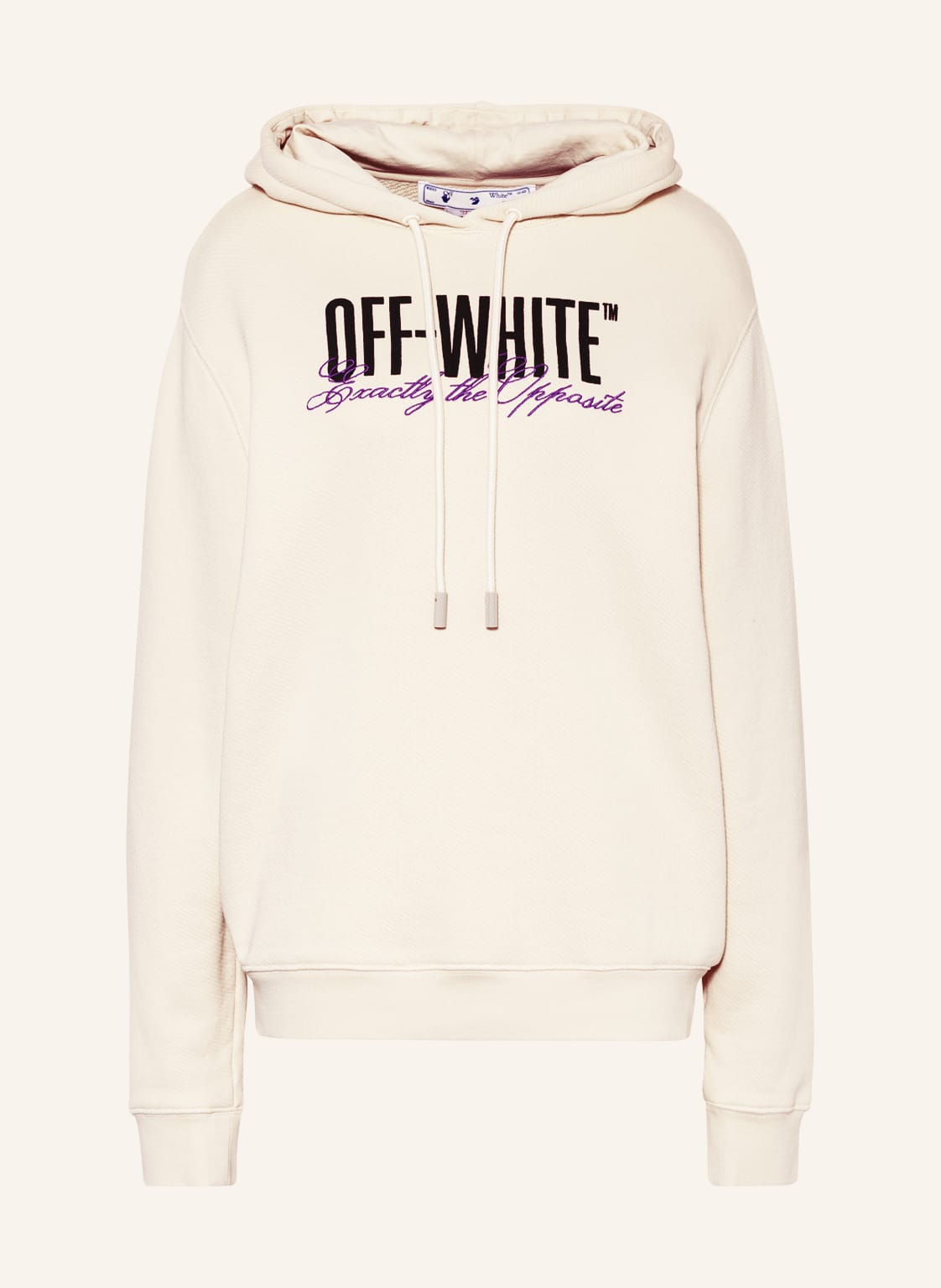 Image of Off-White Hoodie beige