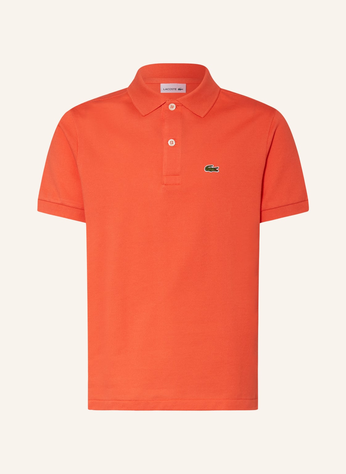 Image of Lacoste Piqué-Poloshirt rot