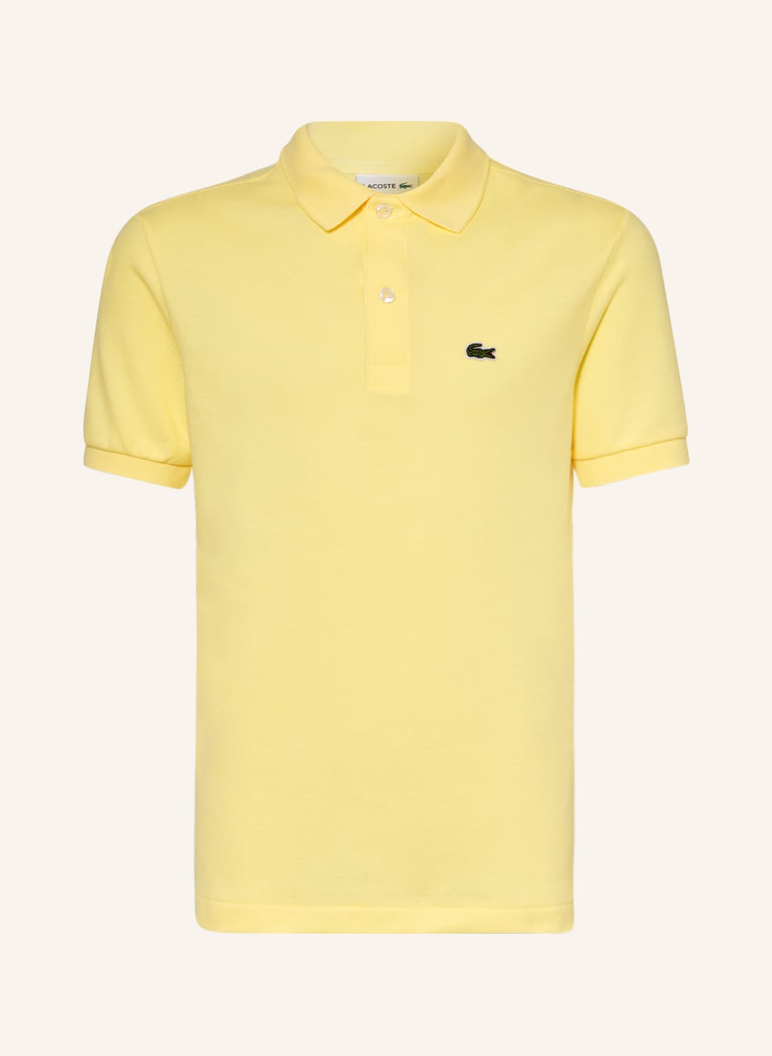 Image of Lacoste Piqué-Poloshirt gelb