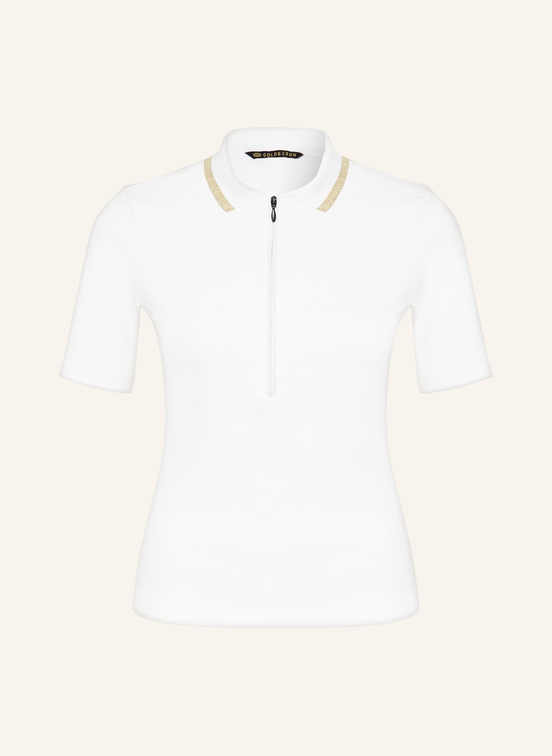 Image of Goldbergh Jersey-Poloshirt Cassia weiss