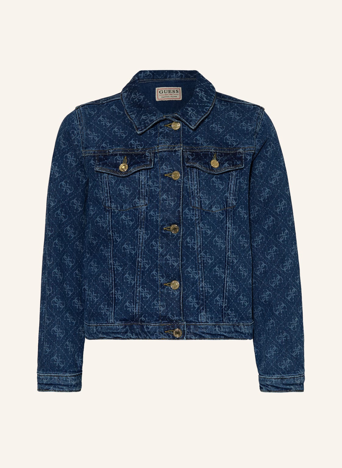 Image of Guess Jeansjacke blau