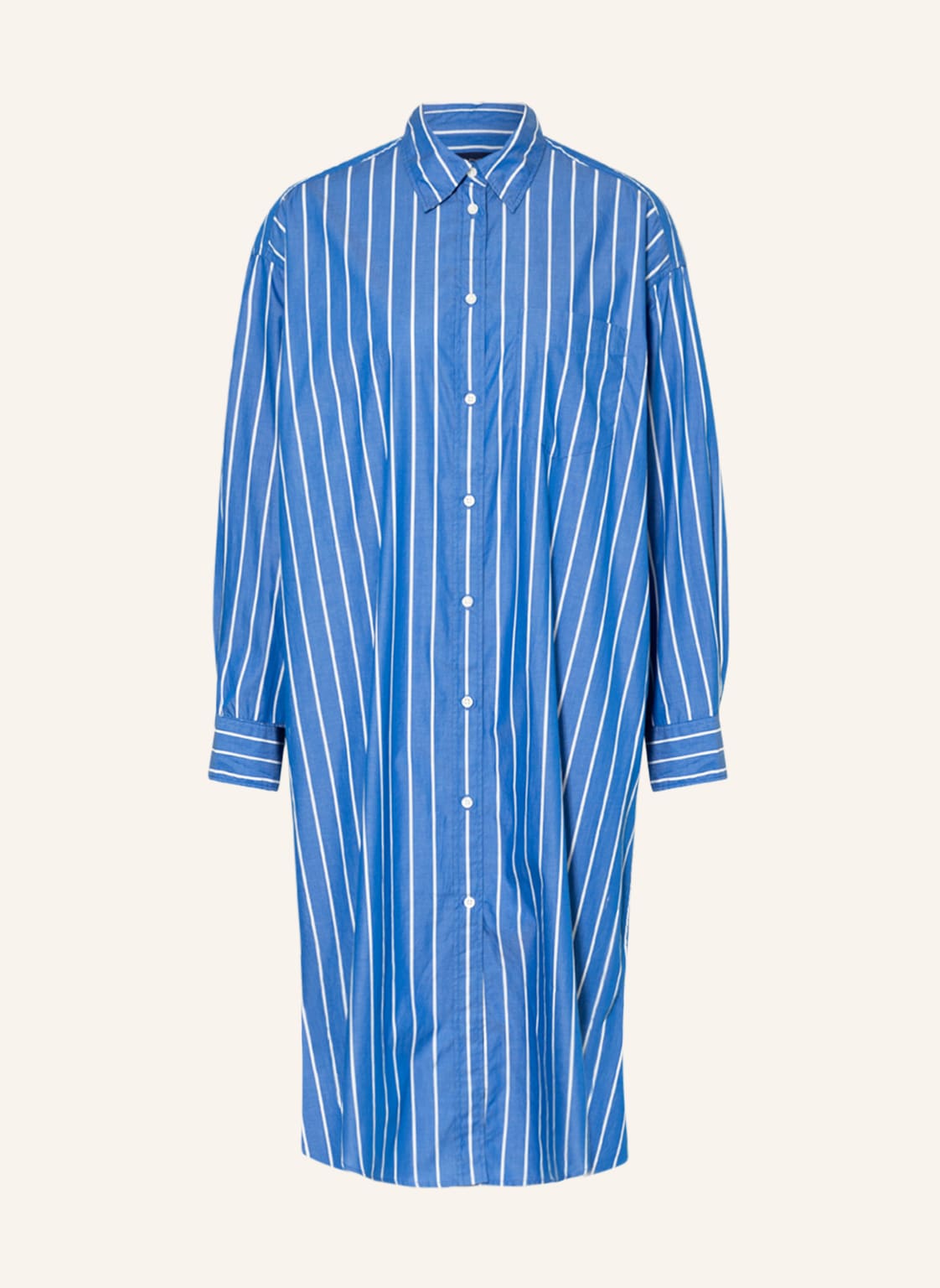 Image of Gant Hemdblusenkleid blau