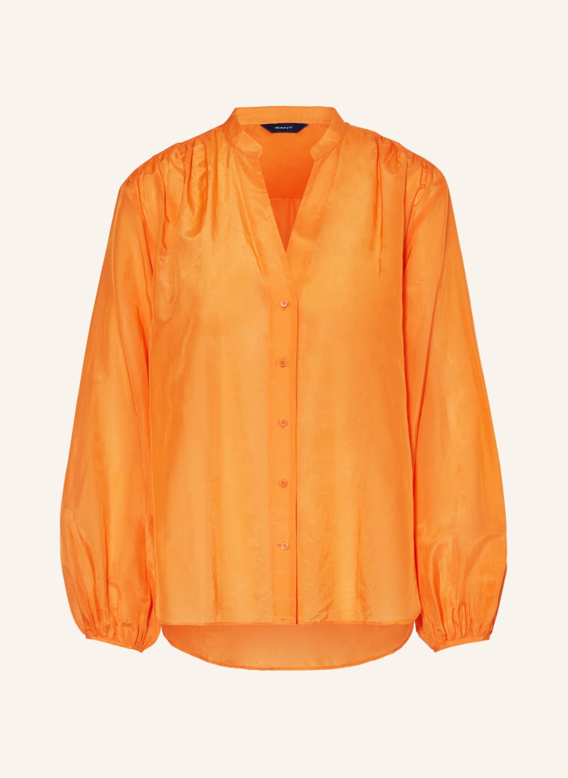 Image of Gant Bluse Mit Seide orange