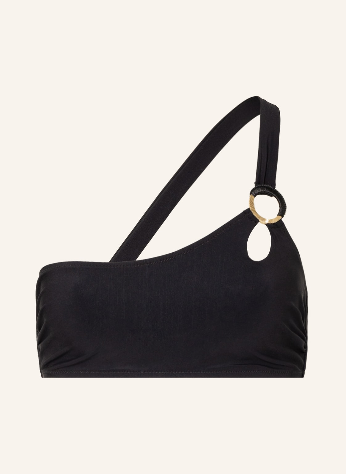 Image of Aubade One-Shoulder-Bikini-Top Secret Cove schwarz