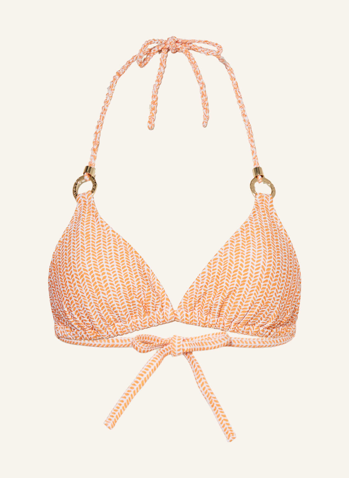 Image of Heidi Klein Triangel-Bikini-Top Waldorf Winds orange