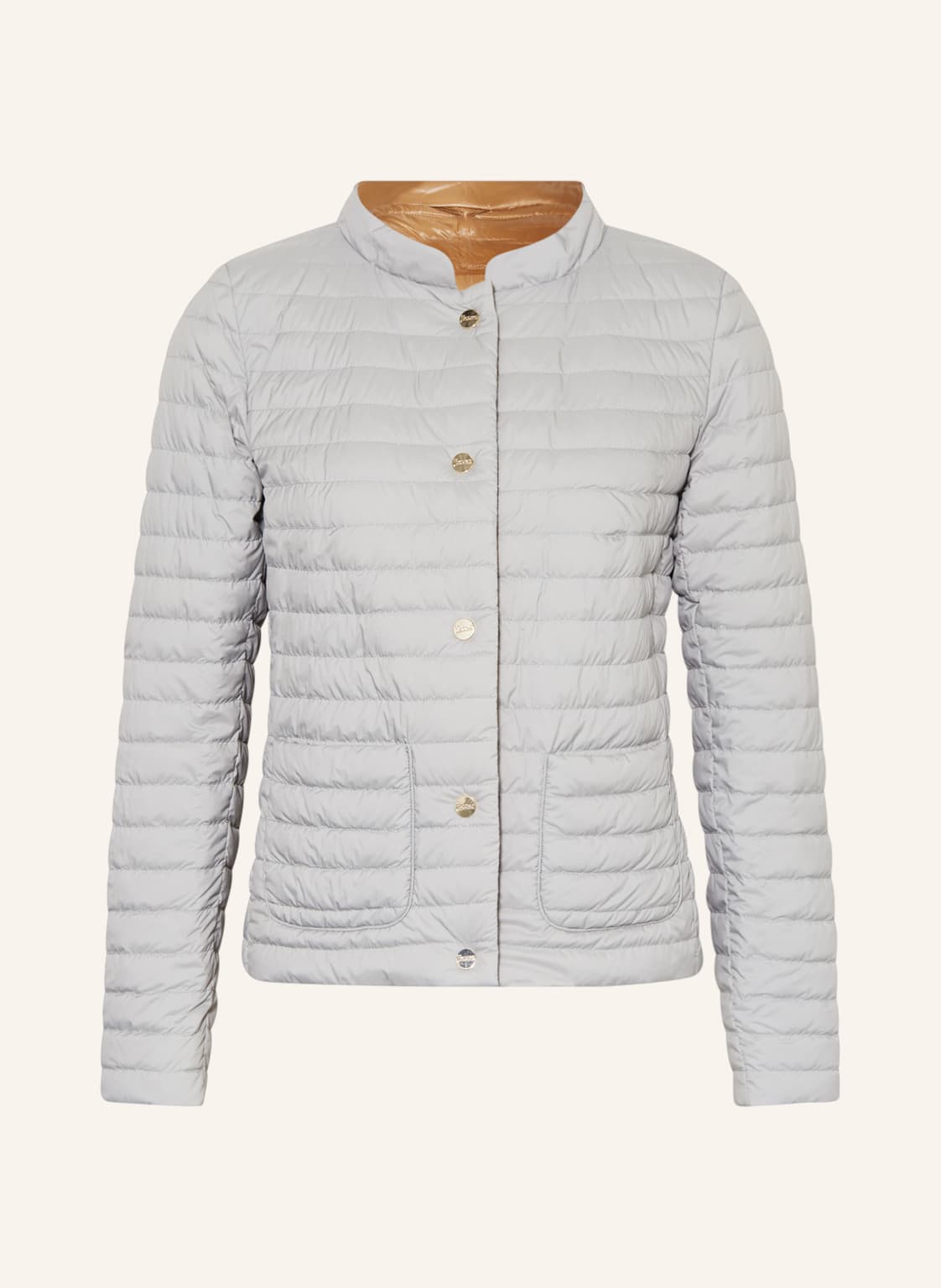 Image of Herno Lightweight-Daunenjacke Zum Wenden grau