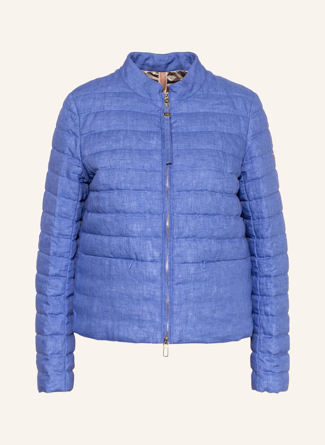 Image of Duno Lightweight-Daunenjacke Sahara Aus Leinen blau