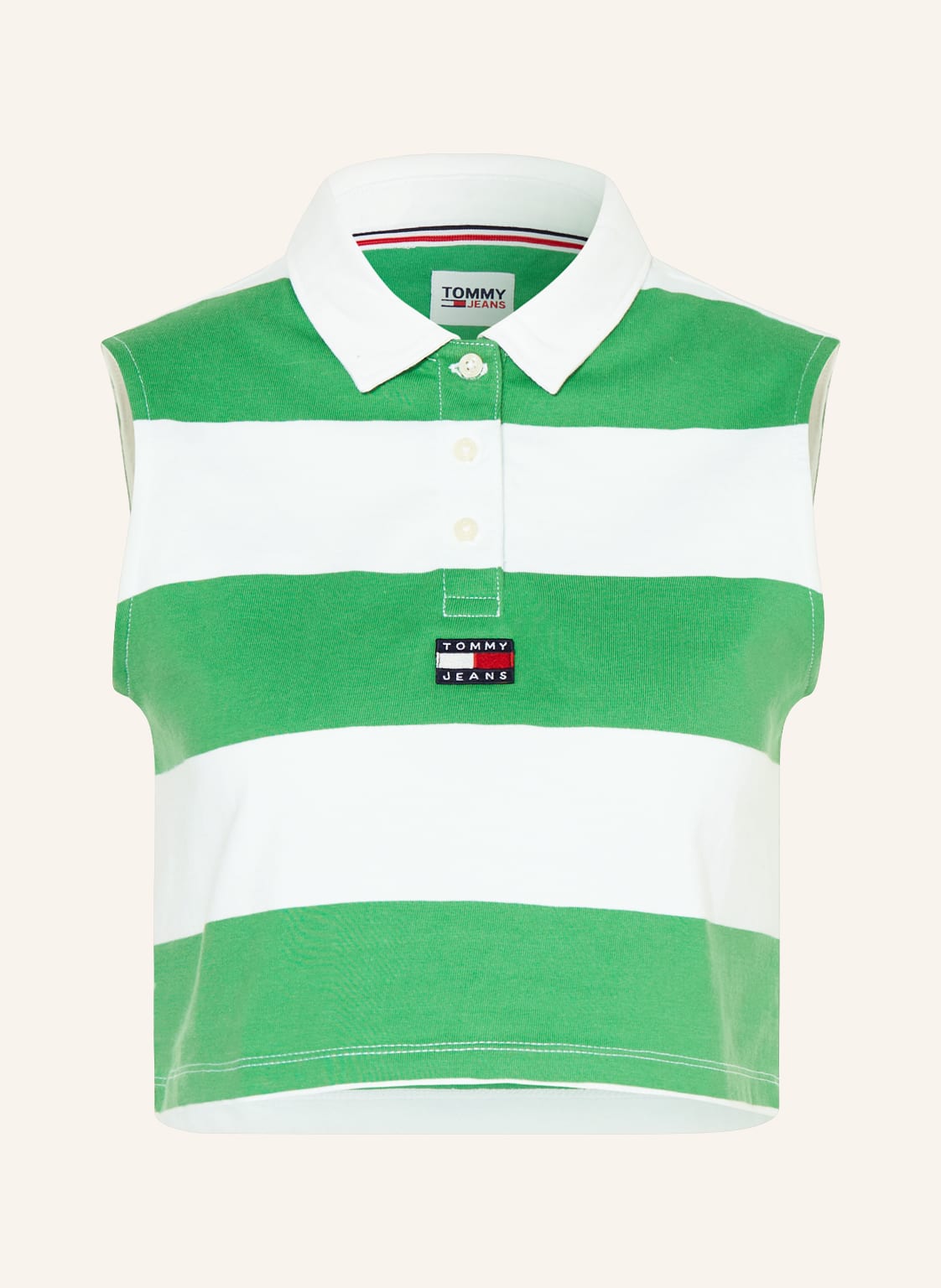 Image of Tommy Jeans Cropped-Top gruen