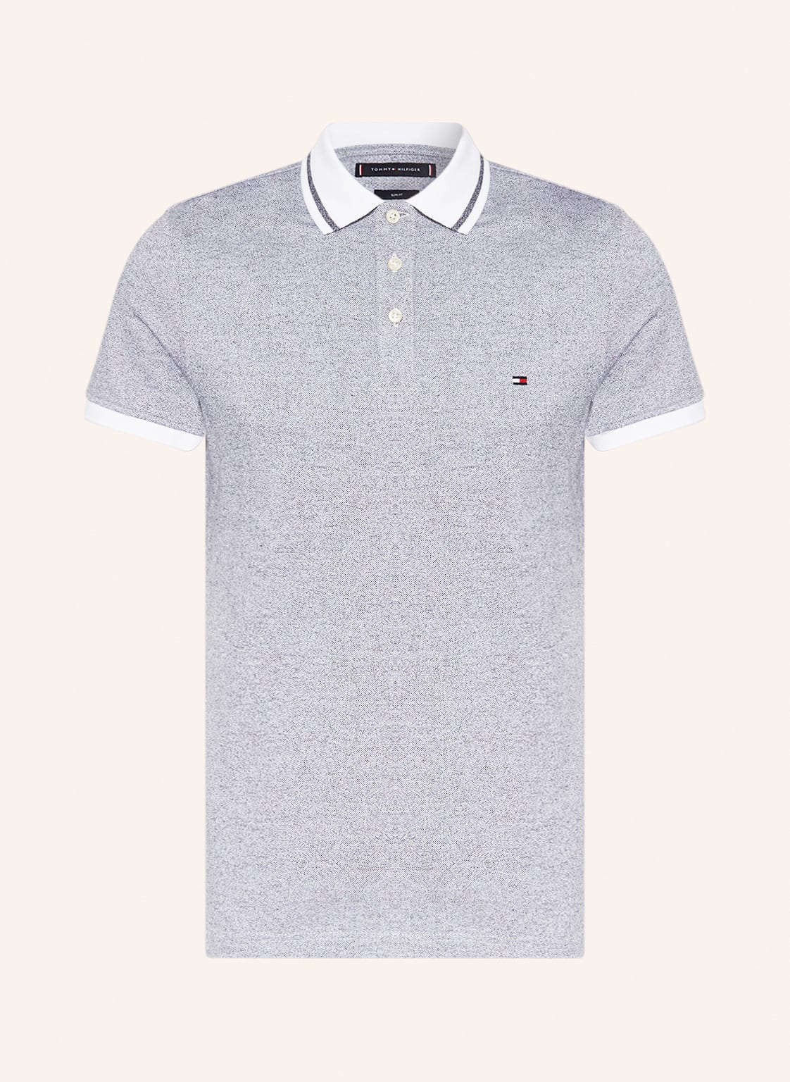 Image of Tommy Hilfiger Piqué-Poloshirt grau