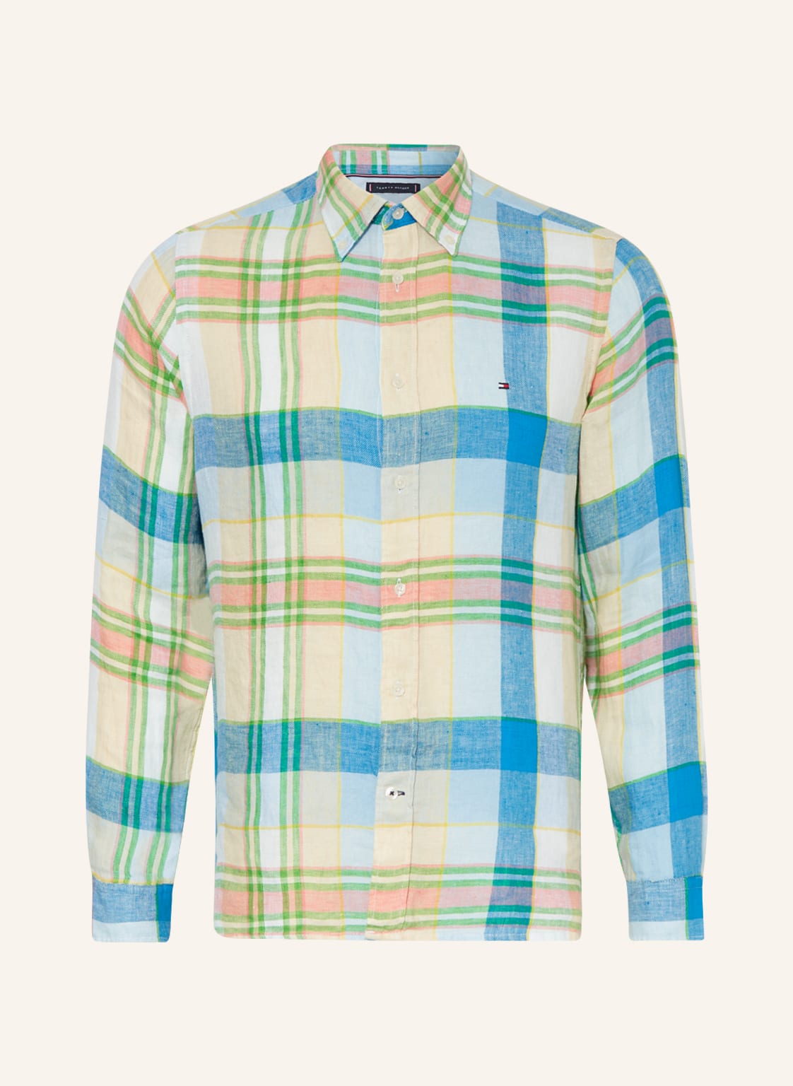 Image of Tommy Hilfiger Leinenhemd Regular Fit gruen