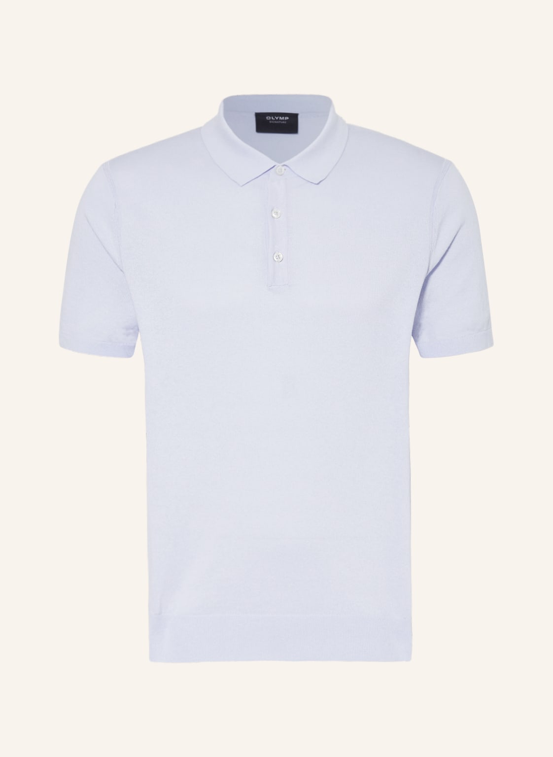 Image of Olymp Signature Strick-Poloshirt blau