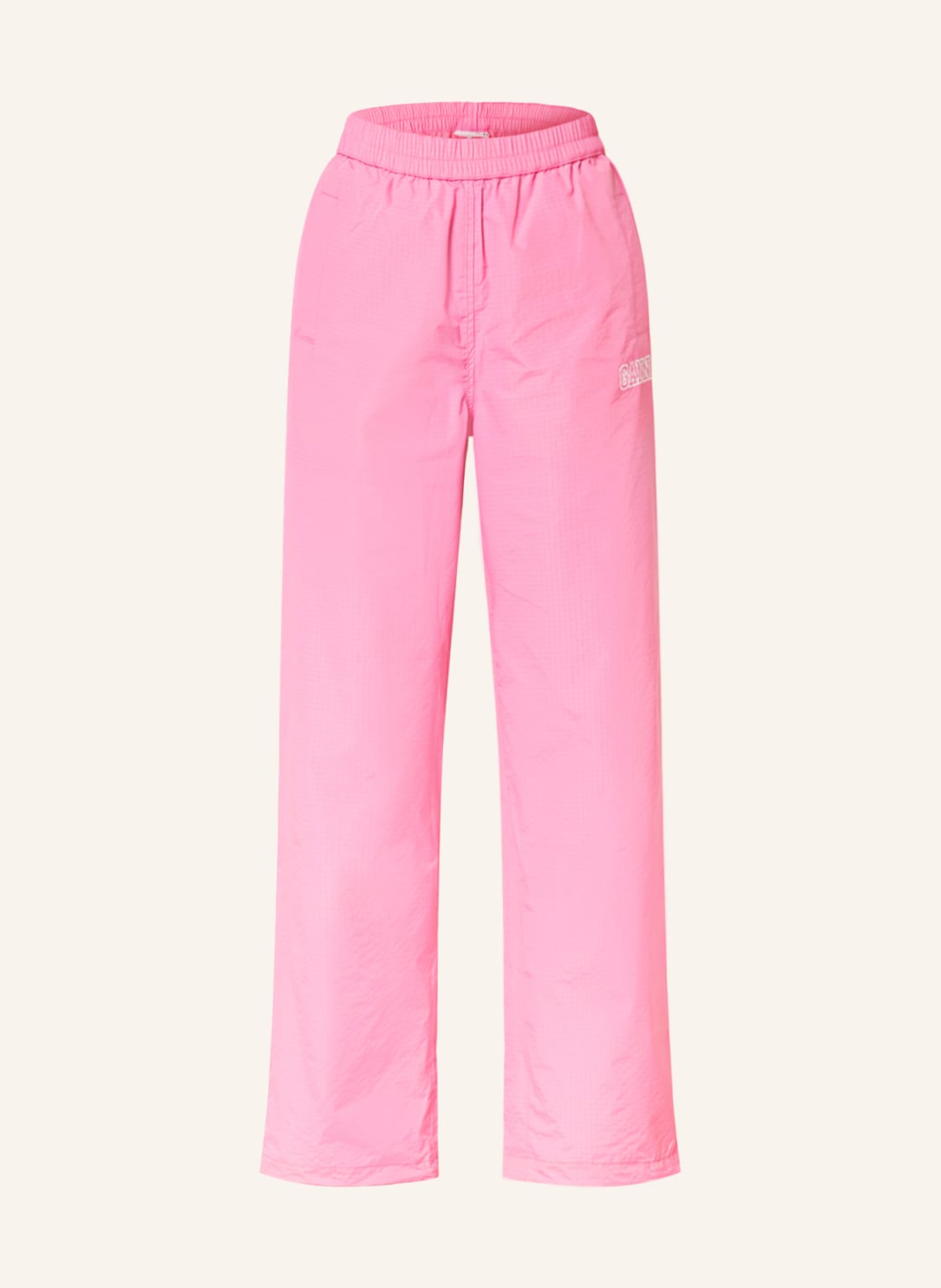 Image of Ganni Hose Im Jogging-Stil pink