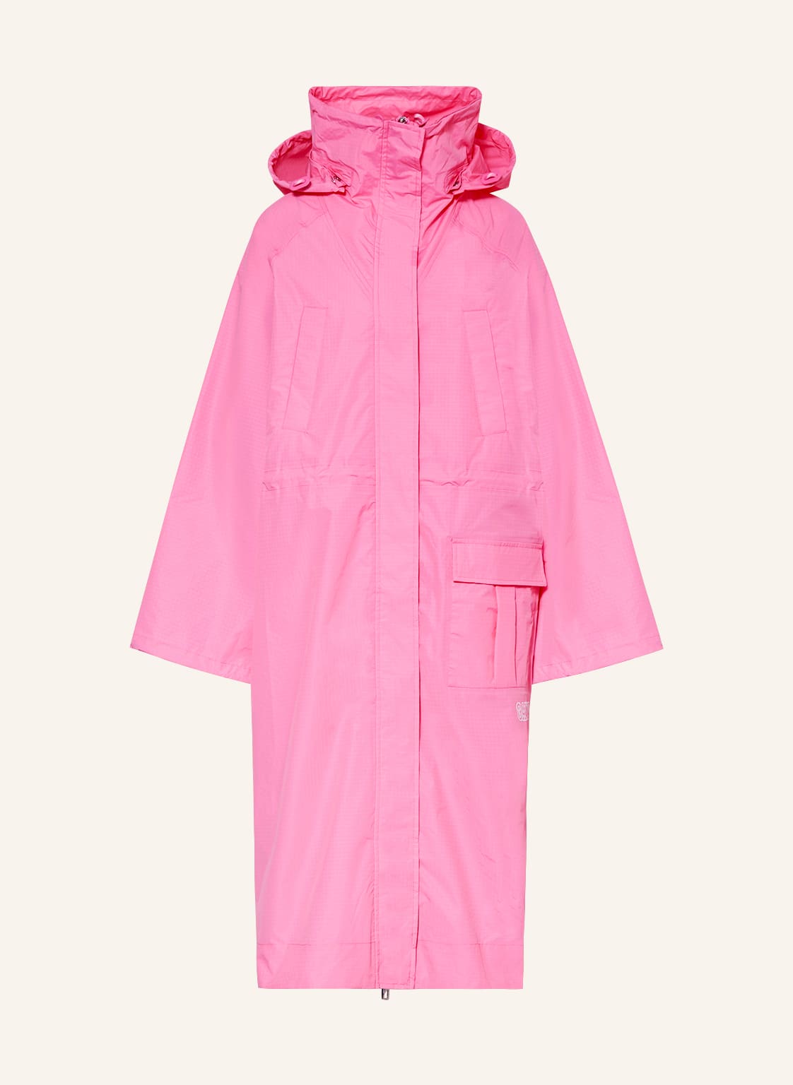Image of Ganni Regenmantel pink