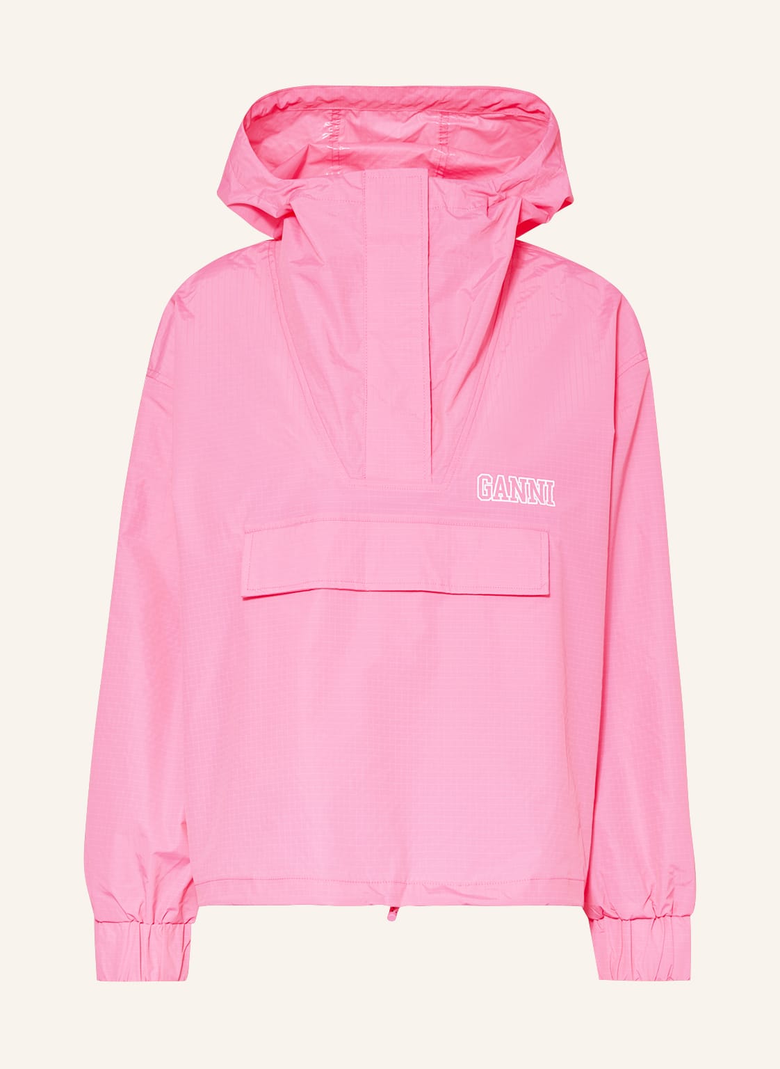 Image of Ganni Regenjacke pink