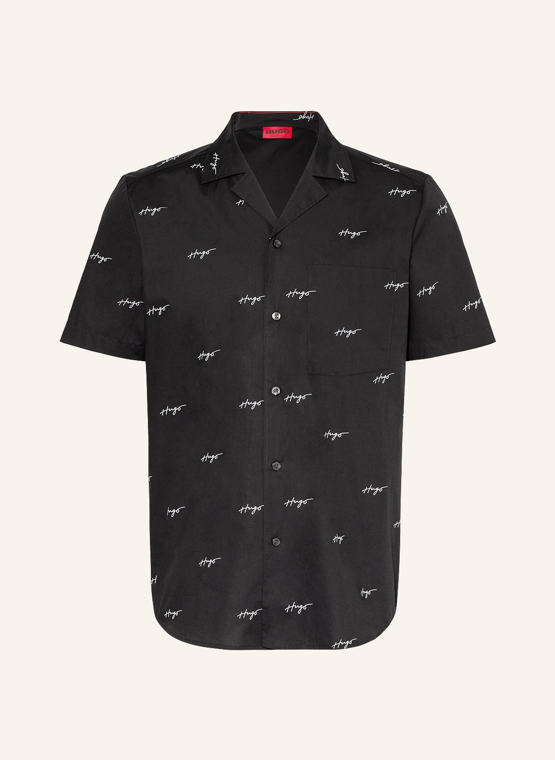 Image of Hugo Resorthemd Ellino Relaxed Fit schwarz