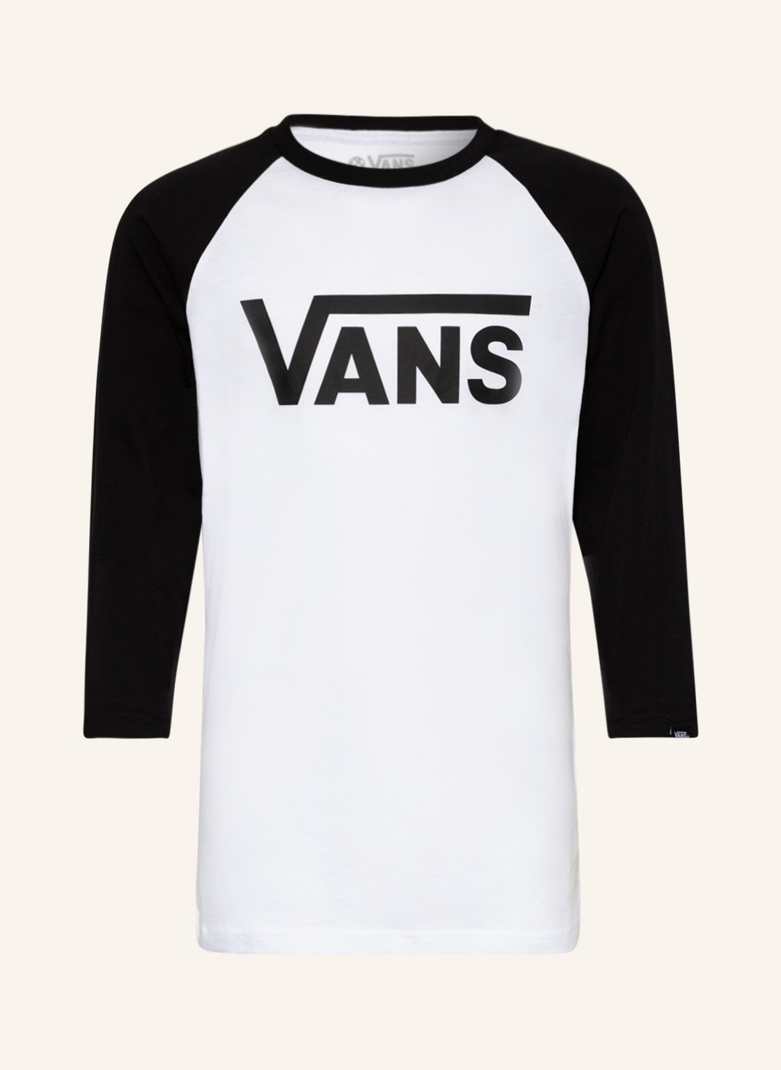 Image of Vans Shirt Mit 3/4-Arm schwarz