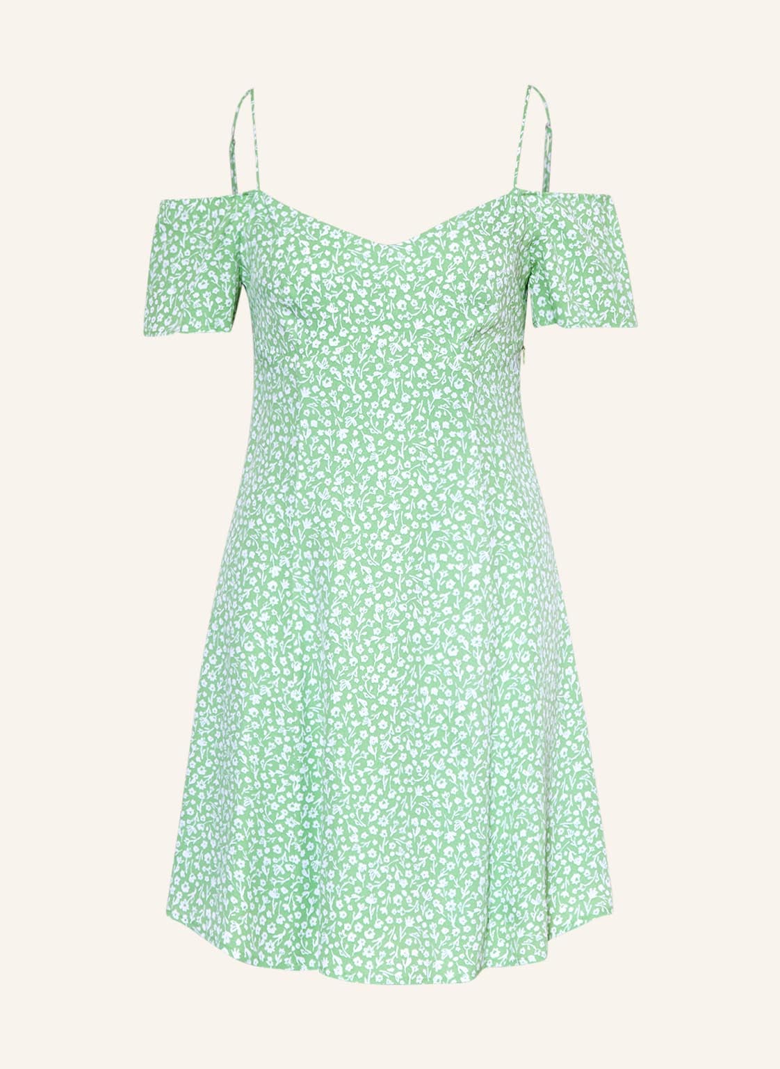 Image of Calvin Klein Jeans Cold-Shoulder-Kleid Mit Cut-Out gruen