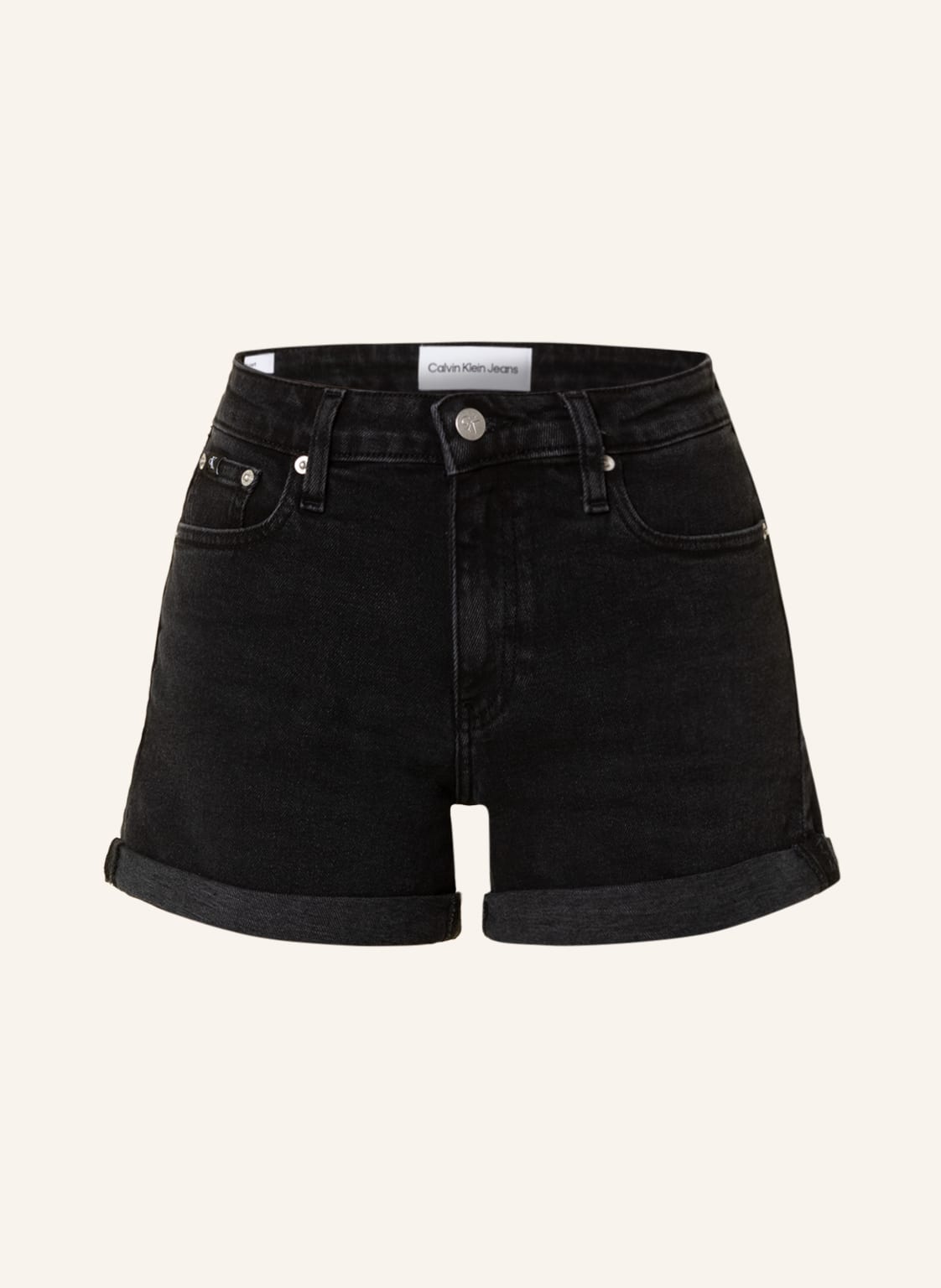 Image of Calvin Klein Jeans Jeansshorts schwarz