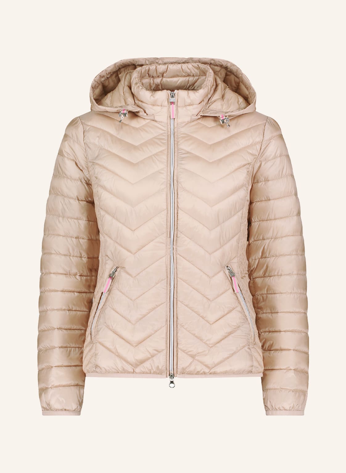 Image of Betty Barclay Steppjacke Mit Abnehmbarer Kapuze braun