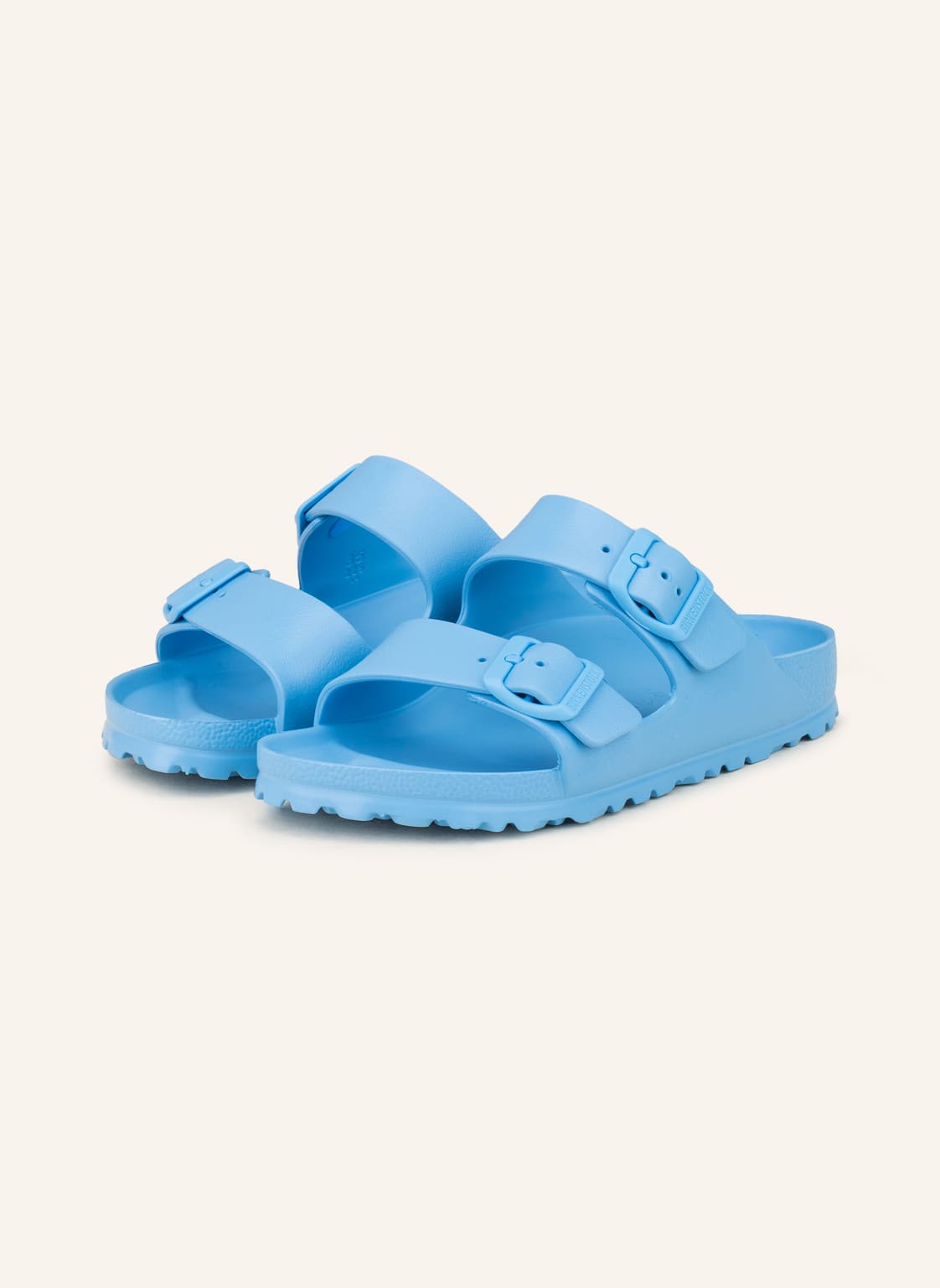 Birkenstock Pantoletten Arizona Eva blau