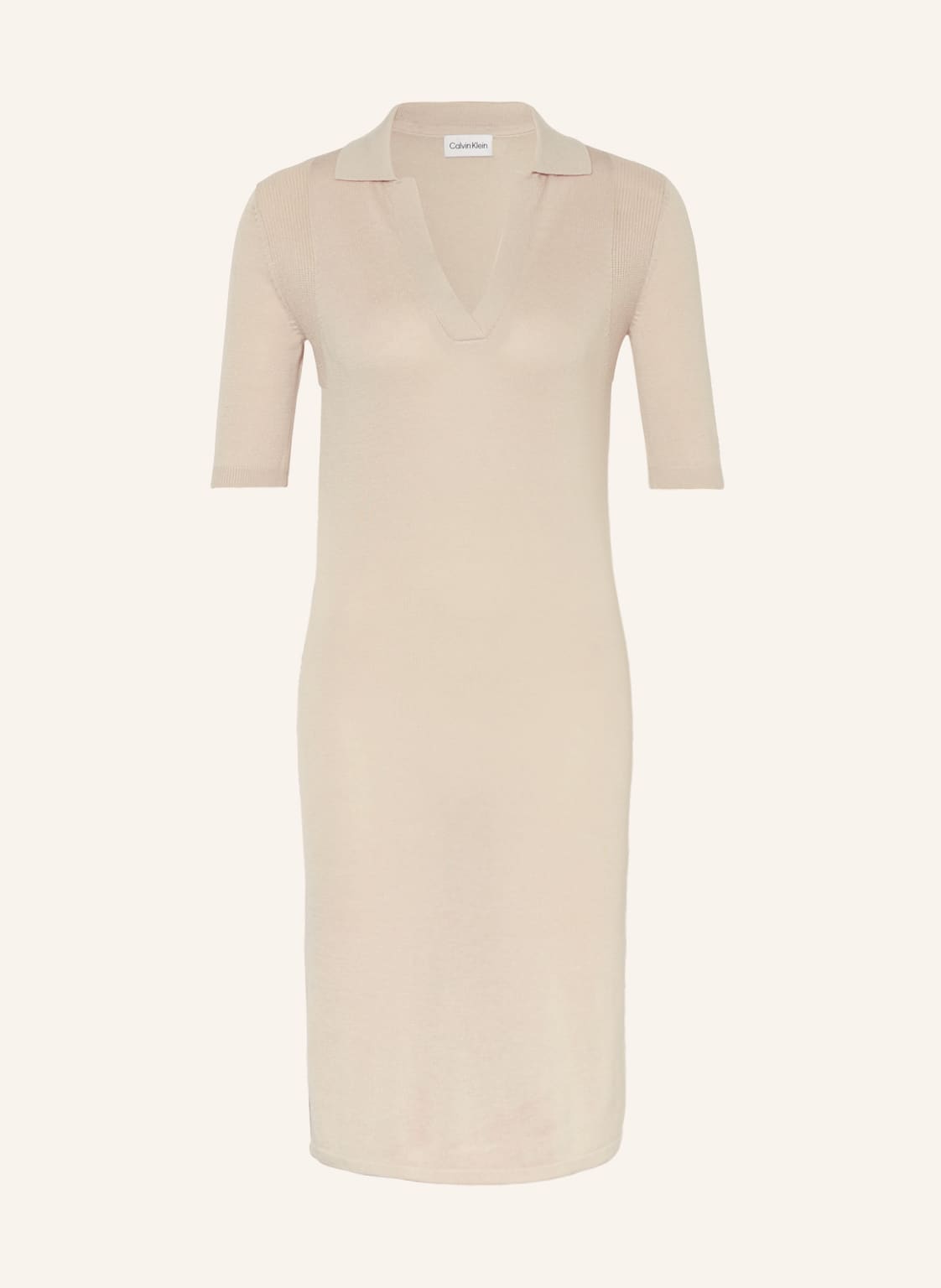 Image of Calvin Klein Strickkleid beige