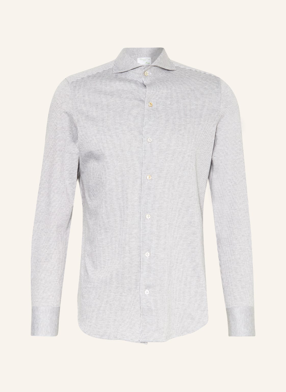 Image of Finamore 1925 Jerseyhemd Toronto Comfort Fit grau