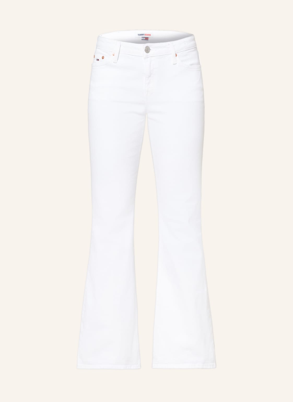 Image of Tommy Jeans Flared Jeans Sophie weiss