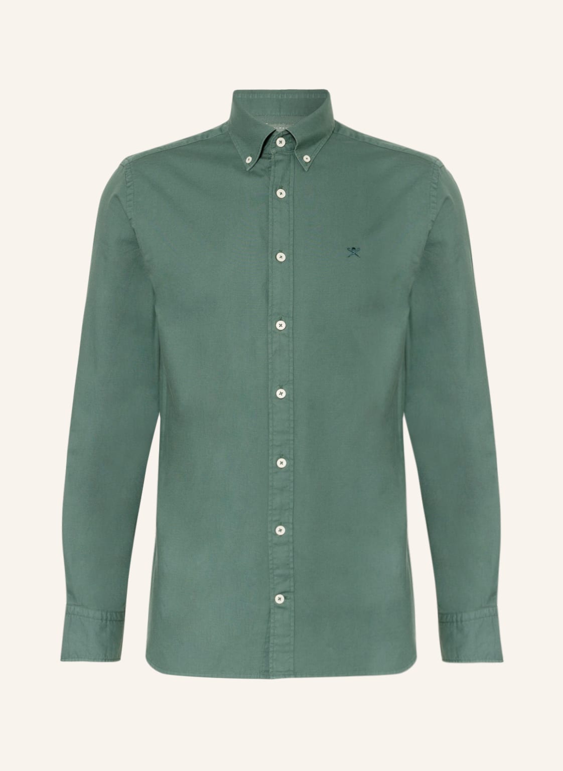 Image of Hackett London Hemd Slim Fit gruen