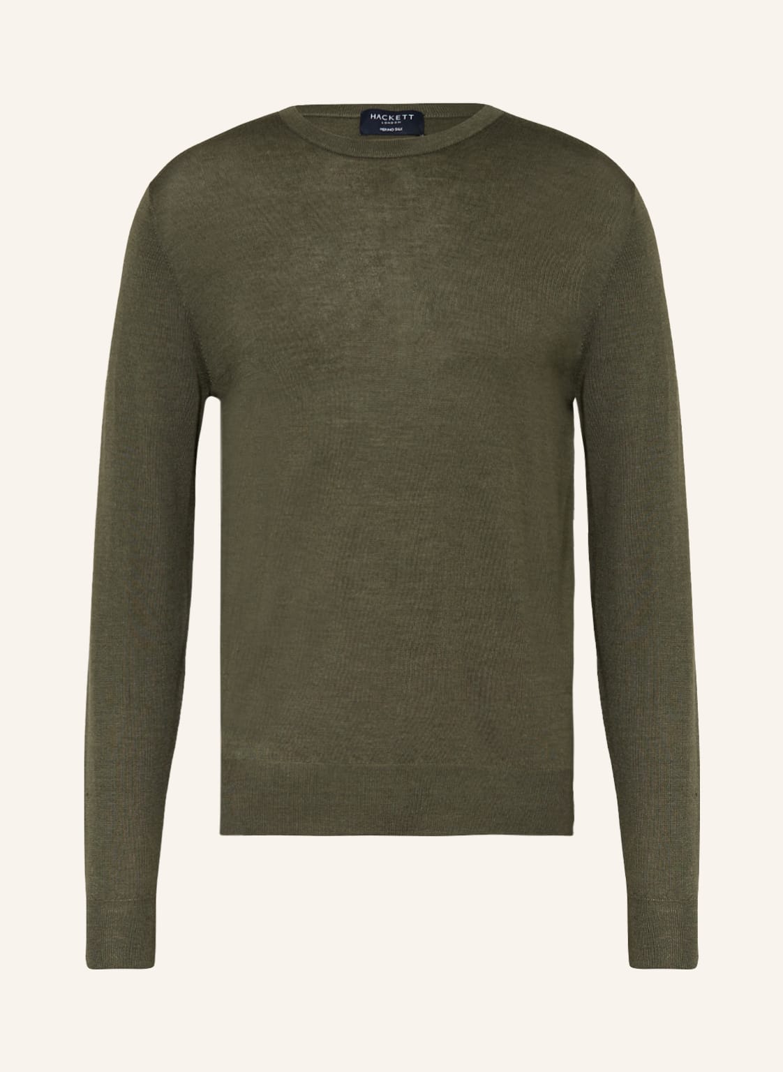 Image of Hackett London Pullover Aus Merinowolle grau