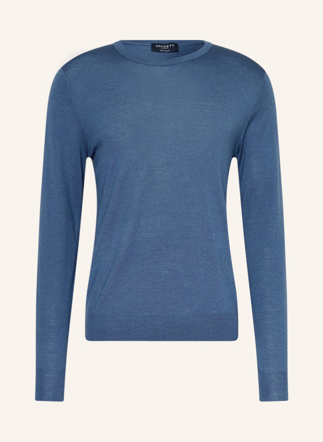 Image of Hackett London Pullover Aus Merinowolle blau