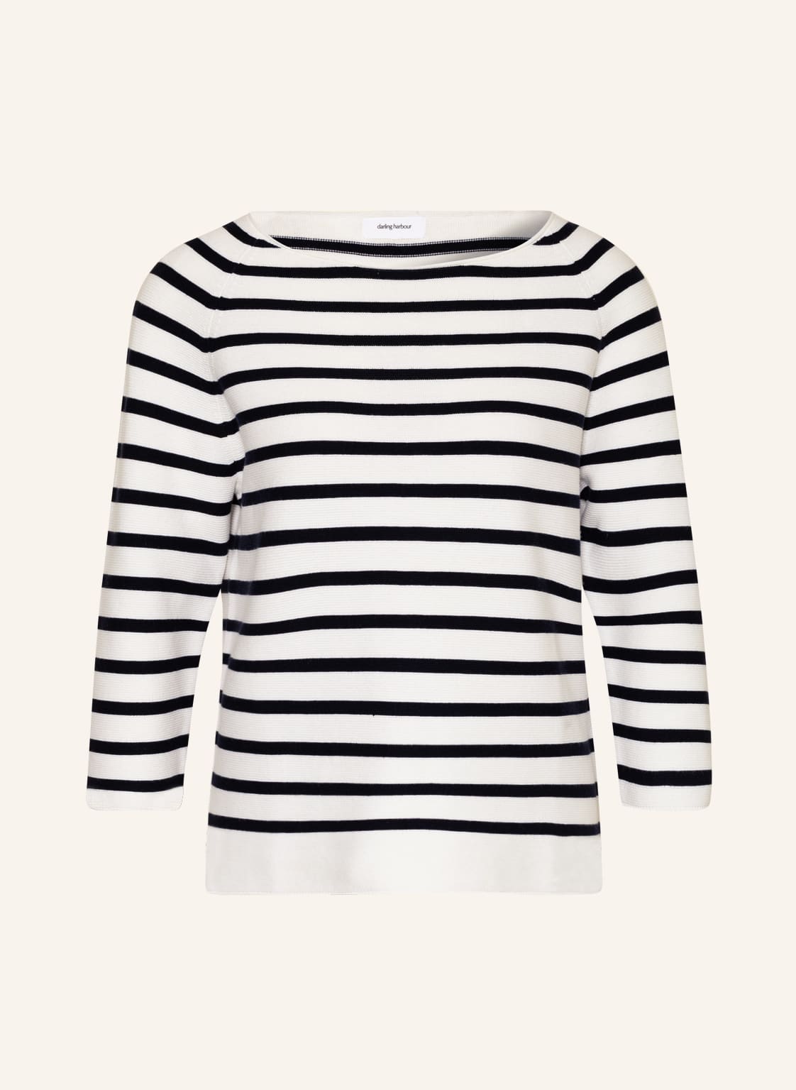 Image of Darling Harbour Pullover Mit 3/4-Arm weiss