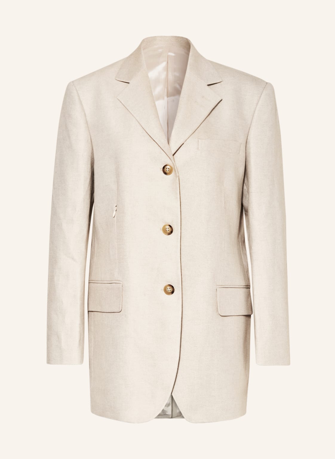 Image of Tiger Of Sweden Longblazer Haalina Mit Leinen weiss