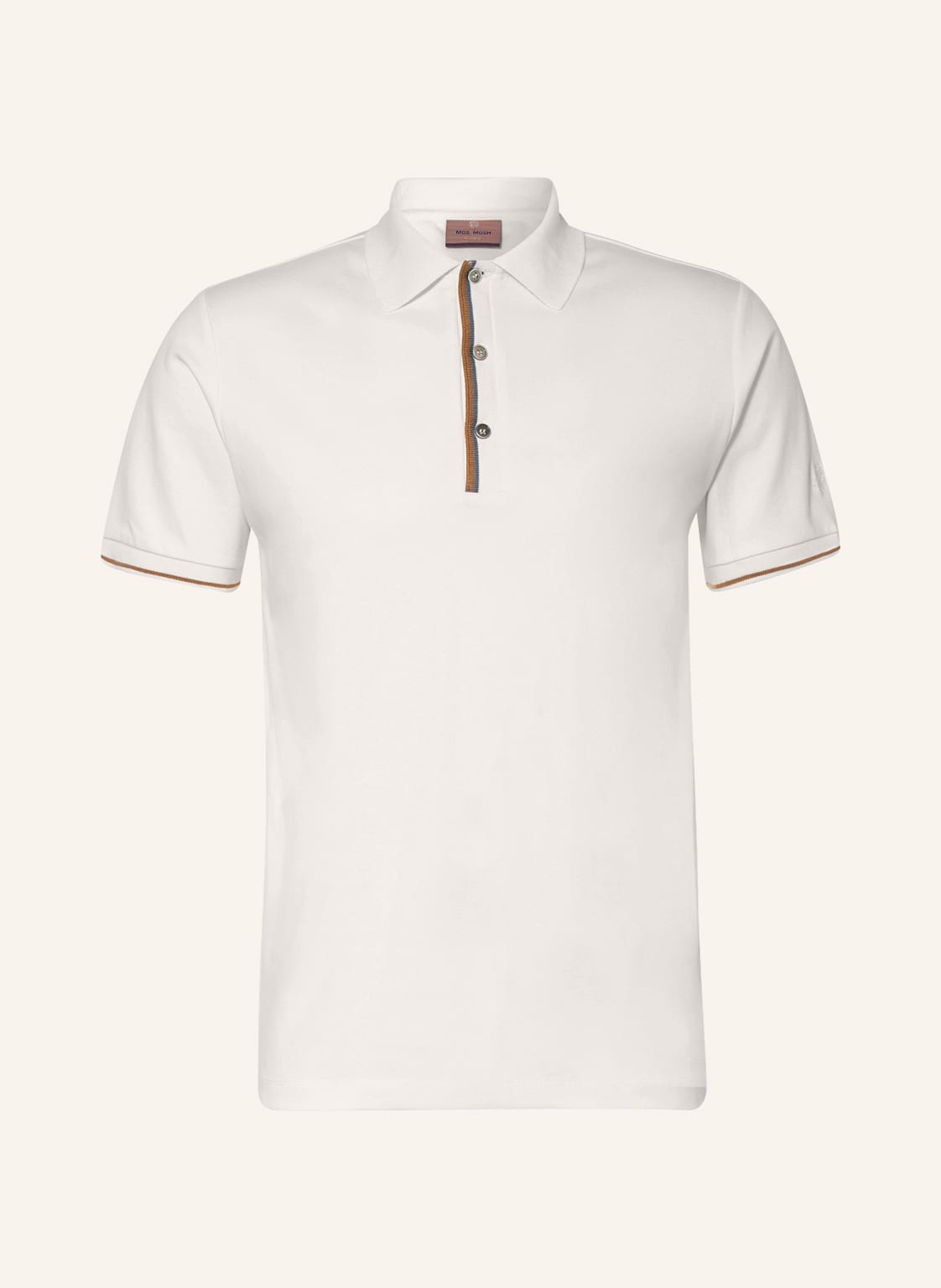 Image of Mos Mosh Gallery Piqué-Poloshirt Harvey weiss