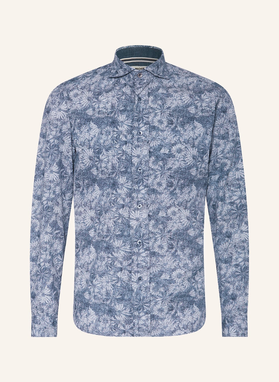 Image of Fil Noir Hemd Giuseppe Slim Fit blau