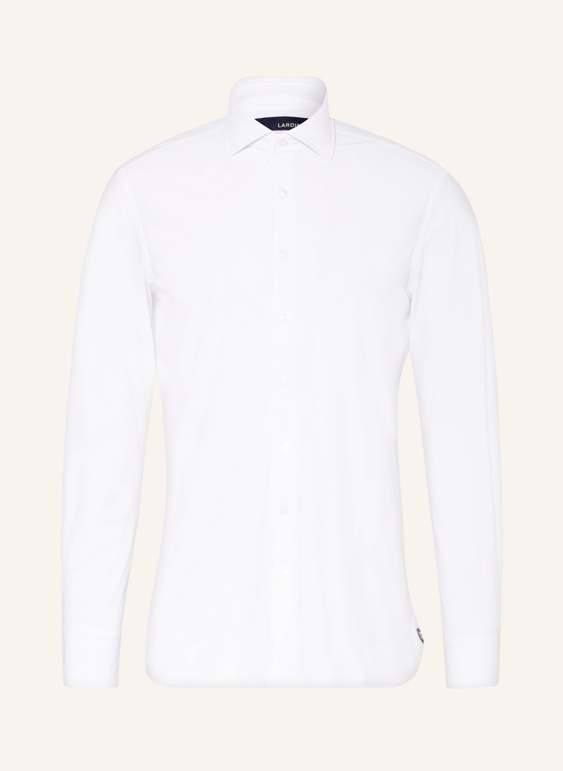 Image of Lardini Jerseyhemd Extra Slim Fit weiss