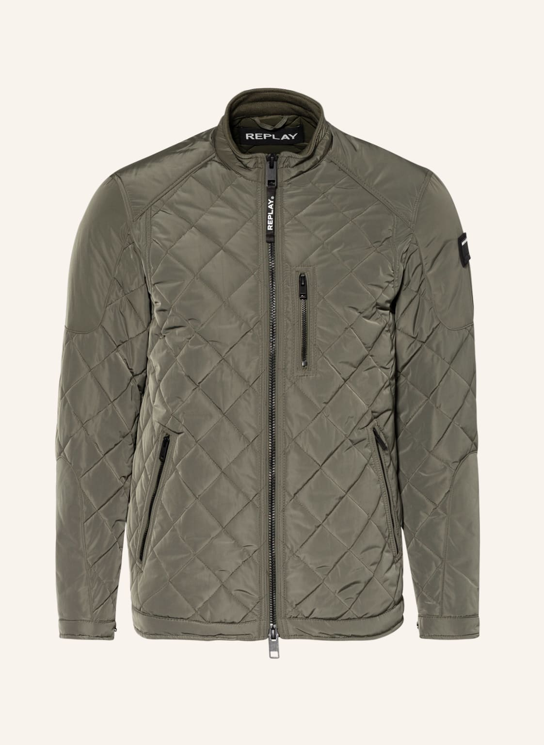 Image of Replay Steppjacke gruen