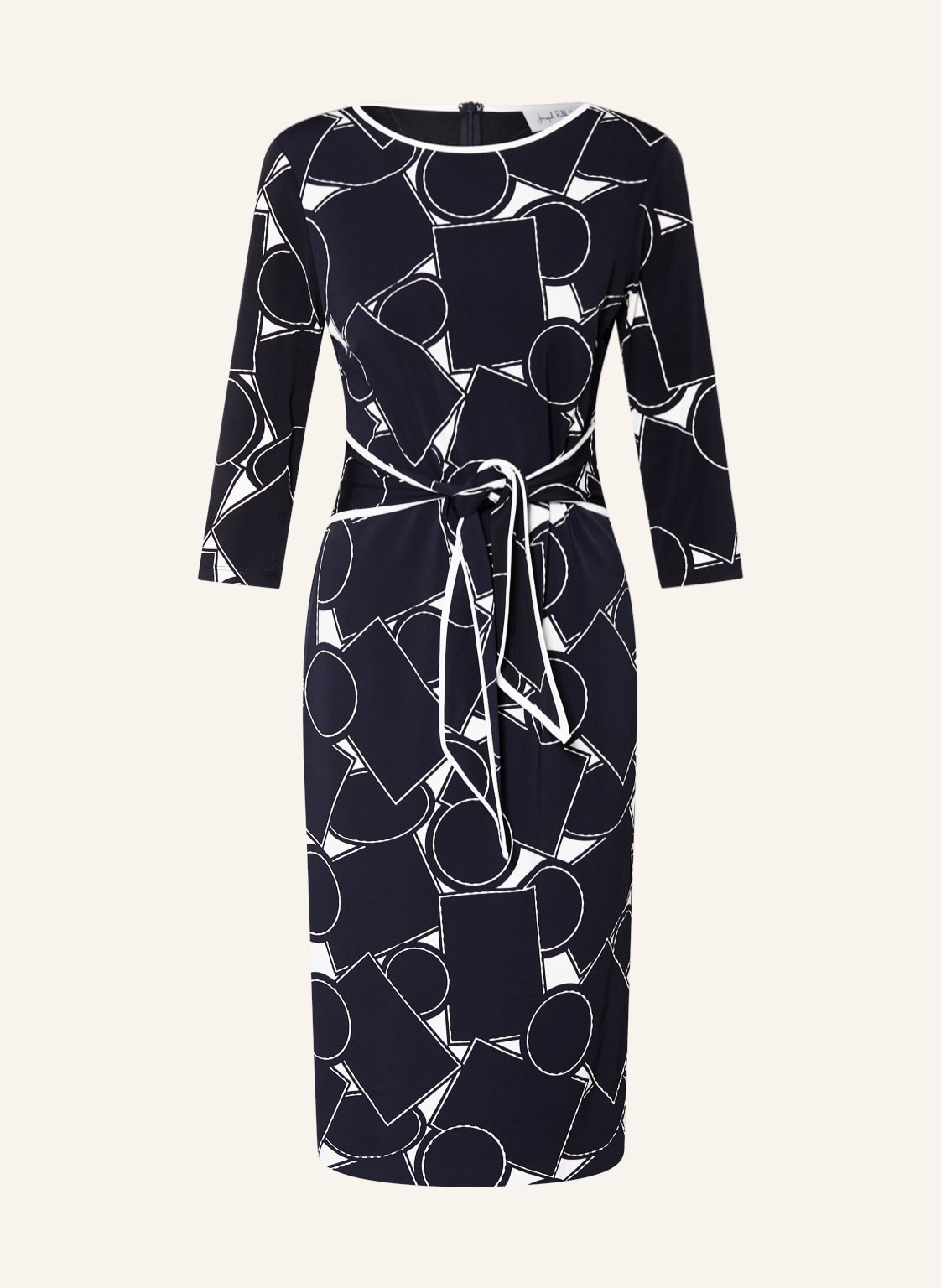 Image of Joseph Ribkoff Kleid Mit 3/4-Arm blau