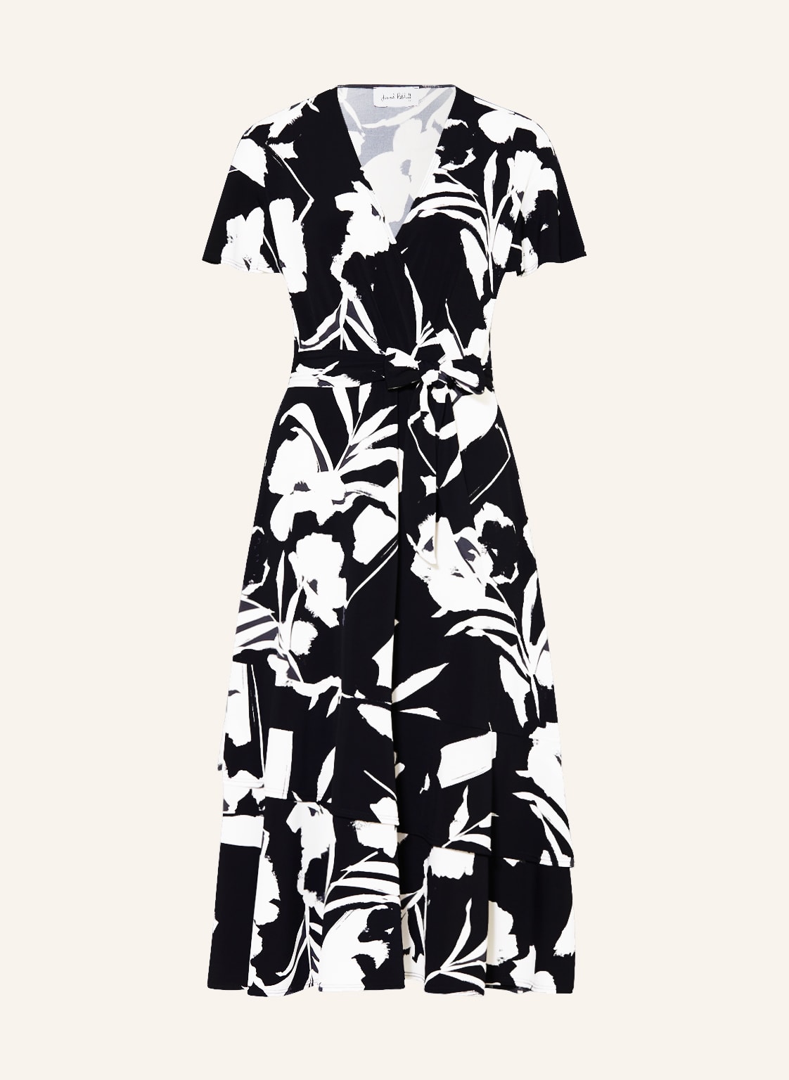 Image of Joseph Ribkoff Jerseykleid In Wickeloptik blau