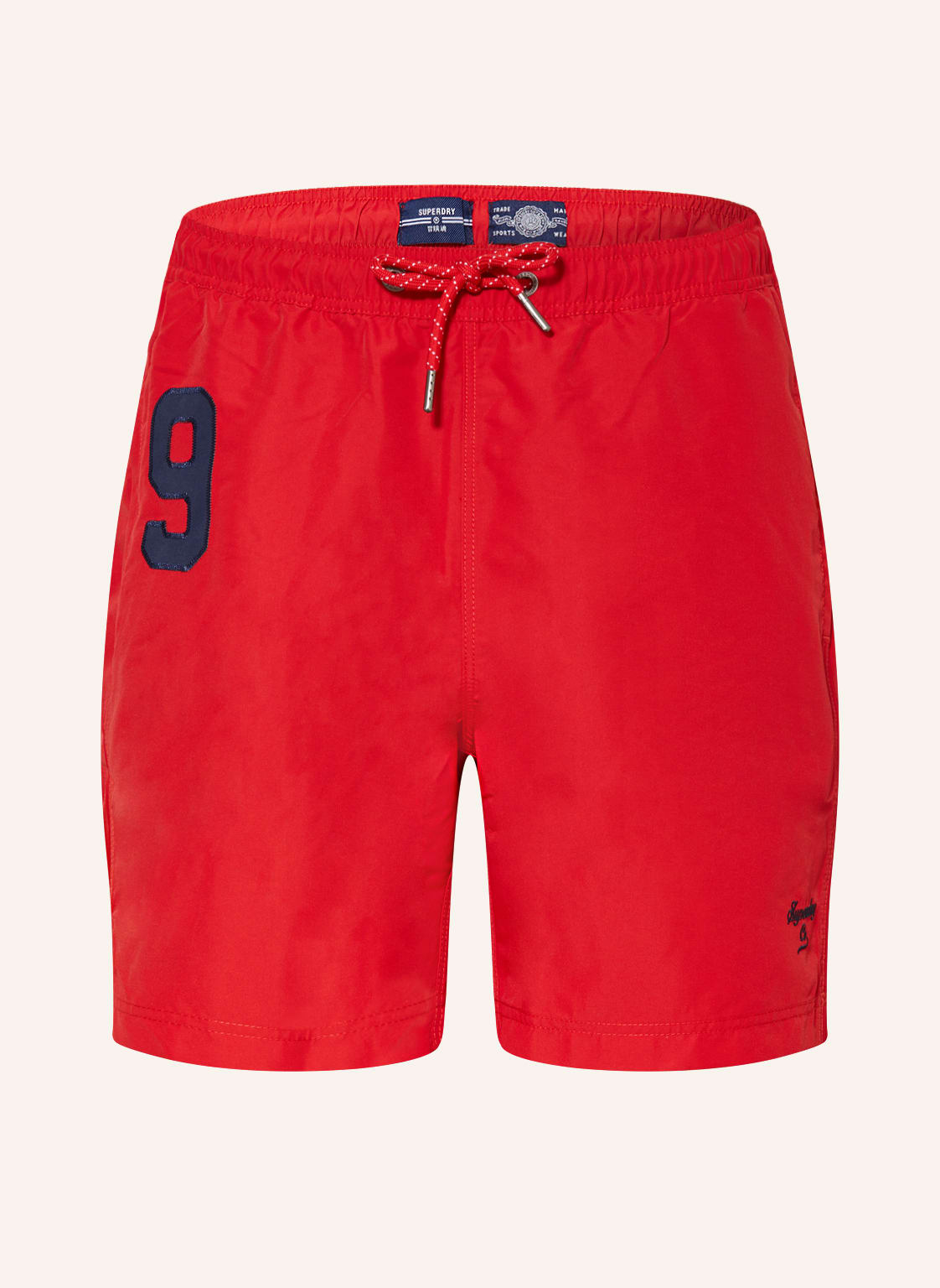 Image of Superdry Badeshorts Vintage Polo rot