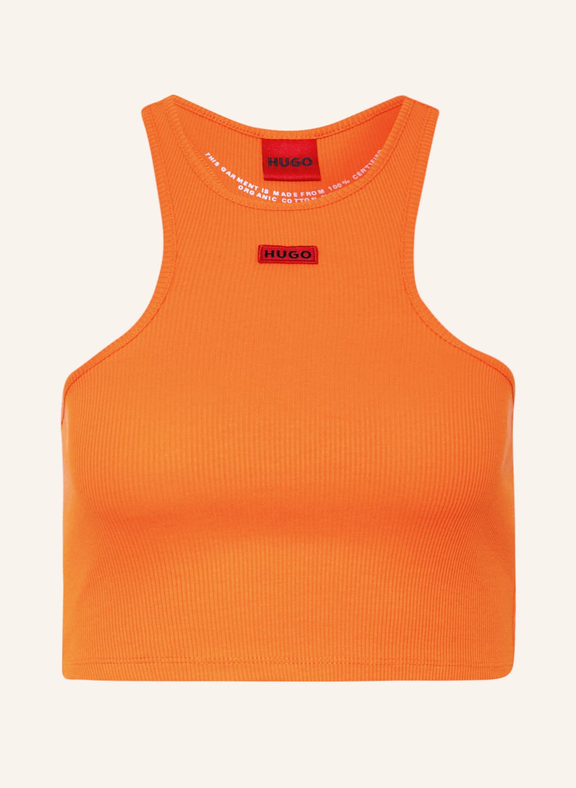 Image of Hugo Cropped-Top Danola orange